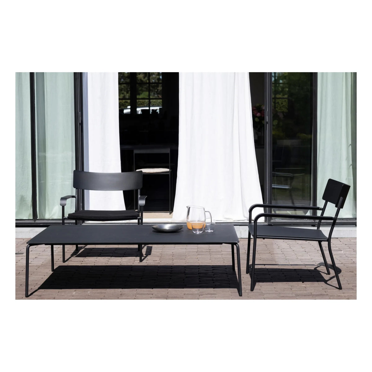 Serax - August Outdoor Side Table | Black