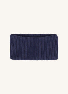 Petit Bateau - Organic Cotton Lined Baby Neck Warmer | Navy