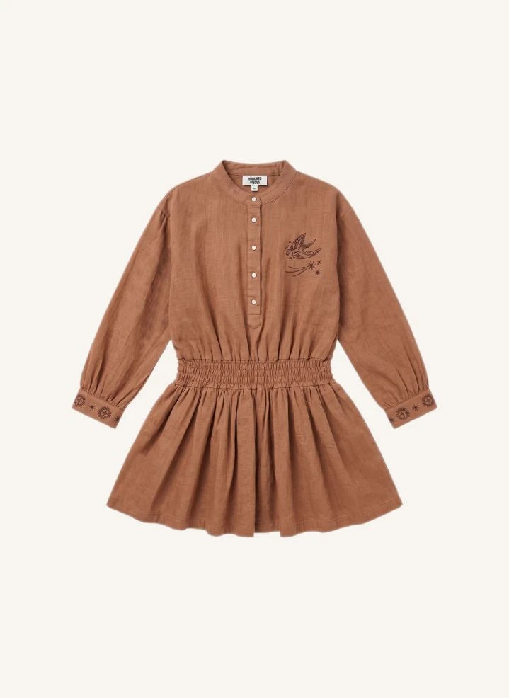 Hundred Pieces - Enoha Star Dress | Brown