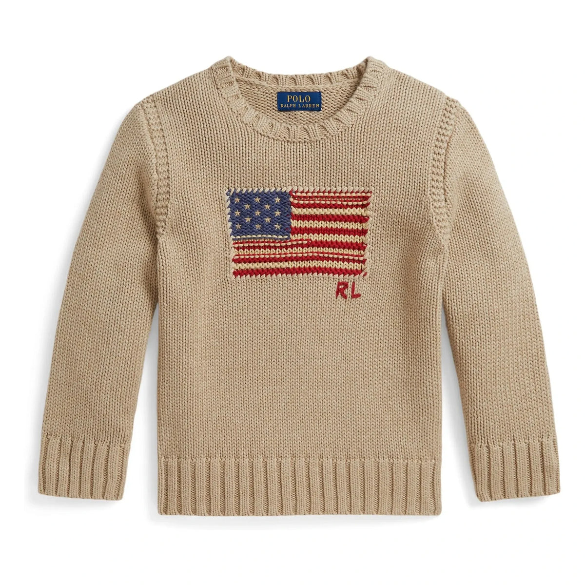 Ralph Lauren - American Flag Sweater | Beige