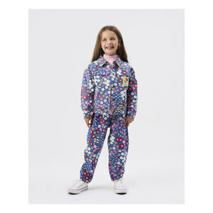 Goldie + Ace - Peony Print Trousers | Blue