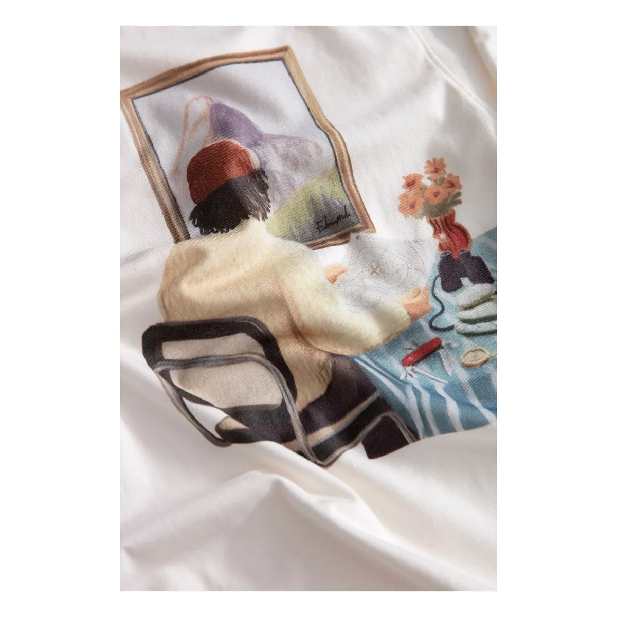Edmmond Studios - Cotton T-shirt | Cream