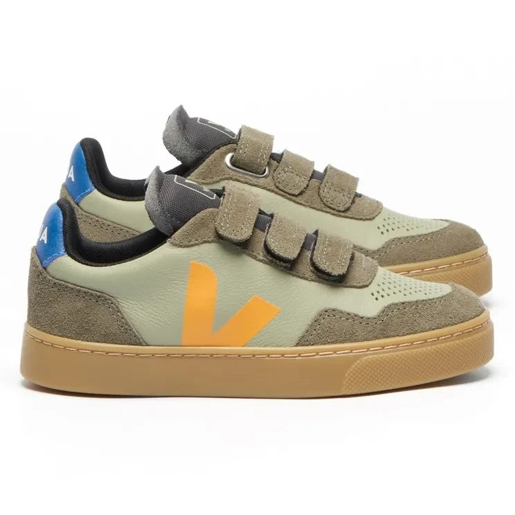 Veja - Scratch Sneakers Small V-90 Leather O.T | Khaki