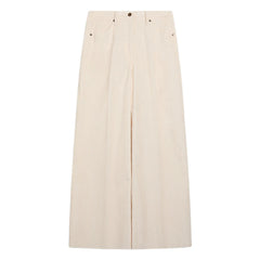 Momoni - Aoki Bis Cotton Trousers | Cream