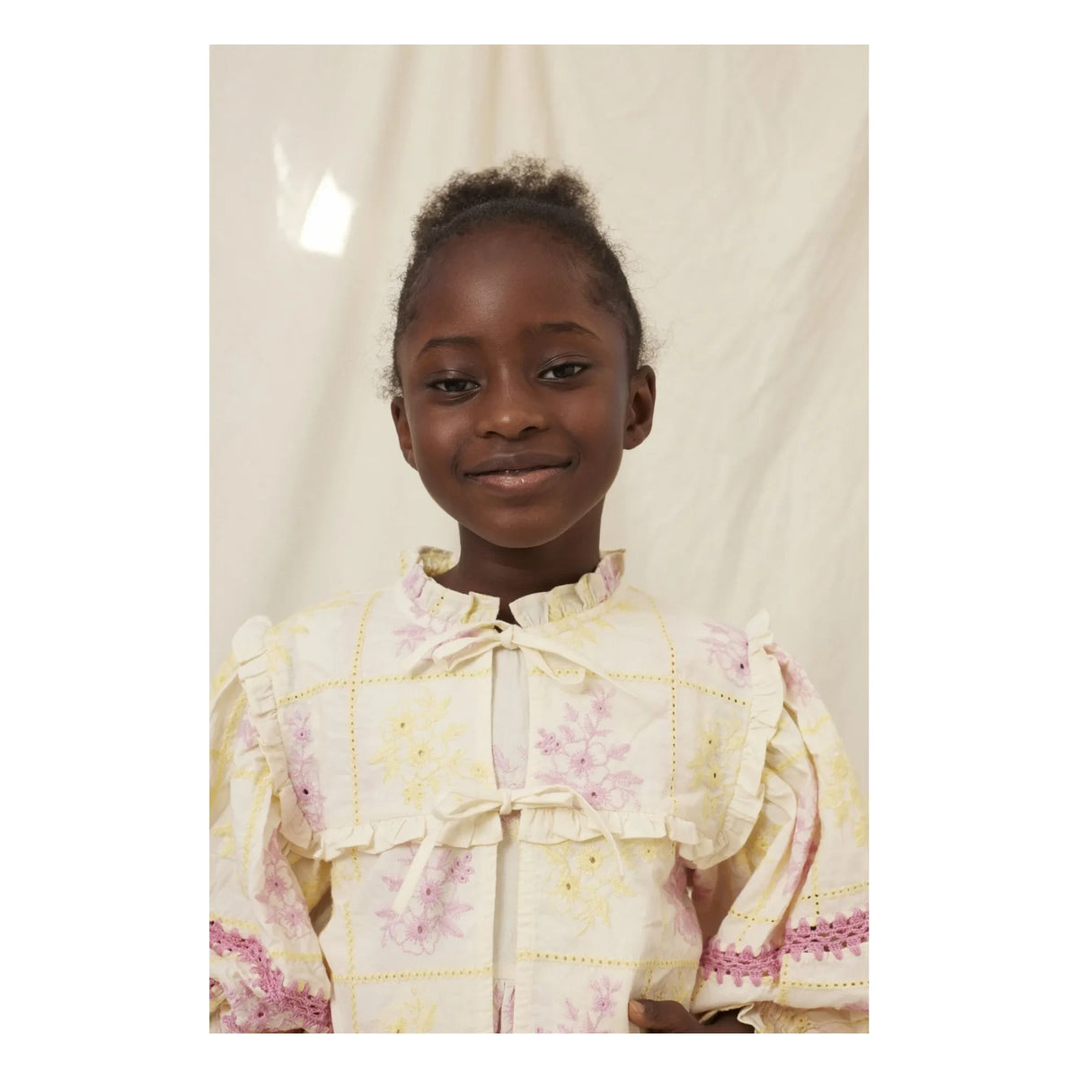 Bebe Organic - Alba Embroidered Blouse | Yellow