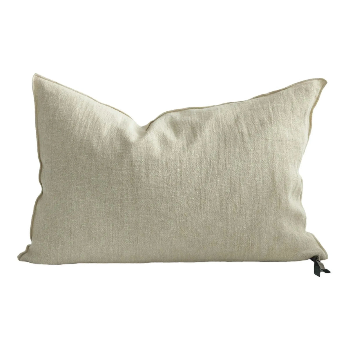 Maison de Vacances - Vice Versa Washed Linen Crepe Pillow | Fiordilatte