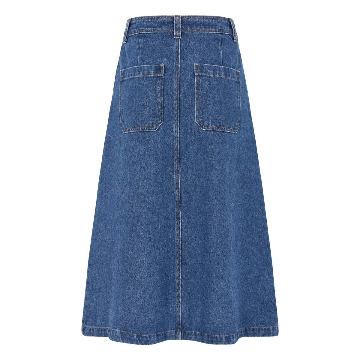 Lollys Laundry - Lennon Denim Cotton Skirt | Blue
