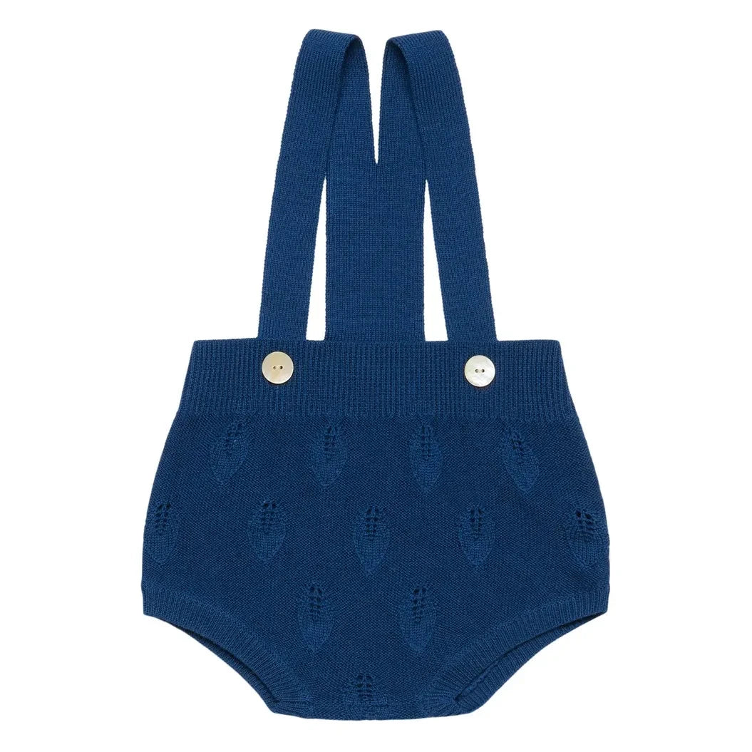 FUB - Strappy Merino Wool Shorts | Blue