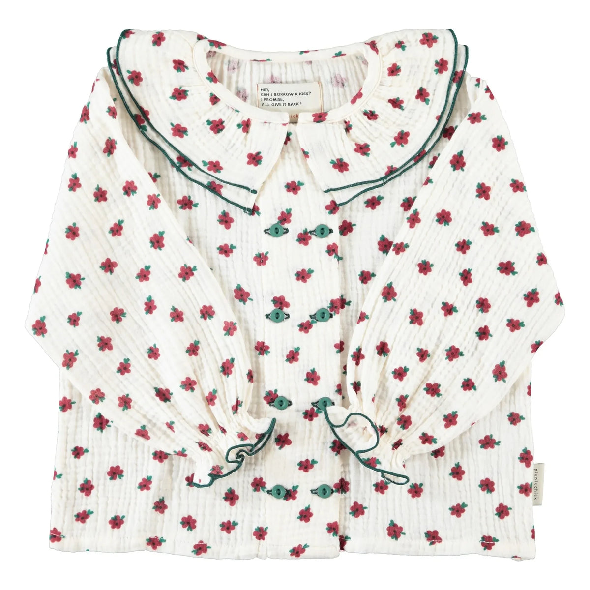 Piupiuchick - Organic Cotton Blouse | Ecru