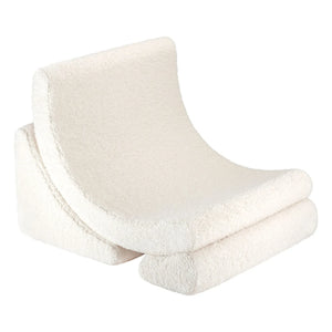 Wigiwama - Bear Plush Armchair | Ecru