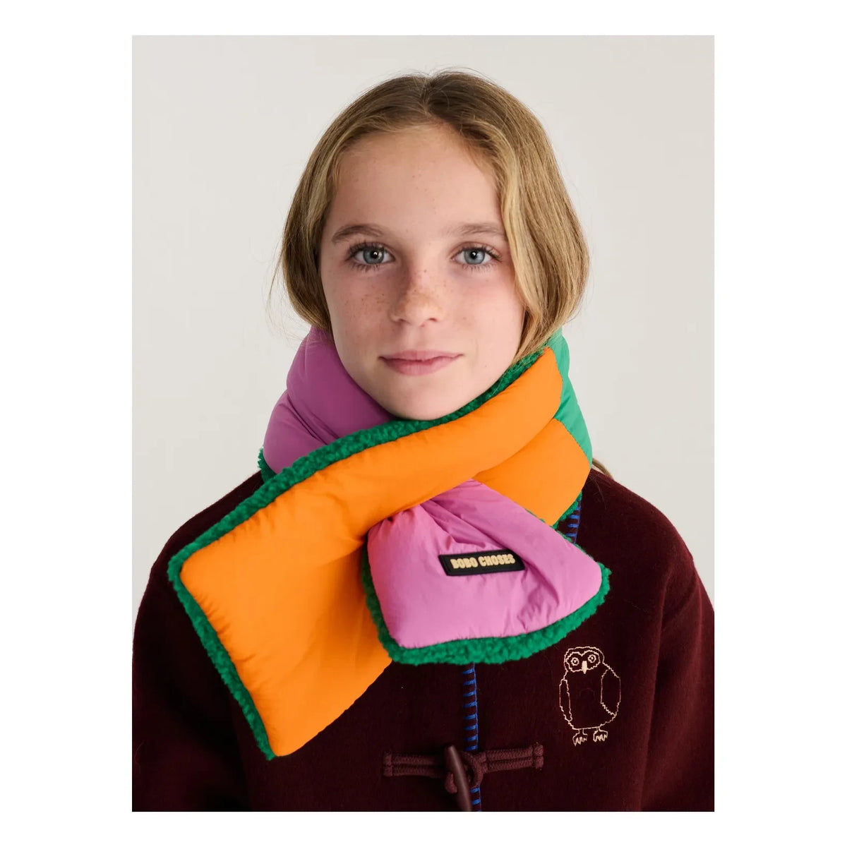 Bobo Choses - Recycled Fiber Sherpa Scarf | Pink