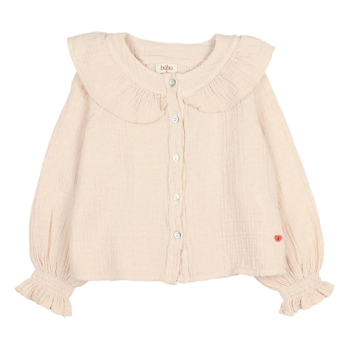 Búho - Plumeti Organic Cotton Blouse | Light Pink