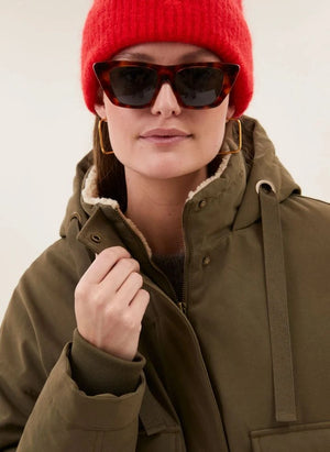 By Bar - Dean Hooded Jacket | Khaki
