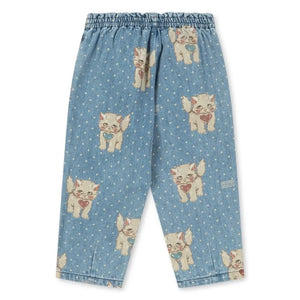 Konges Sløjd - Jean Magot Organic Cotton Cats | Blue