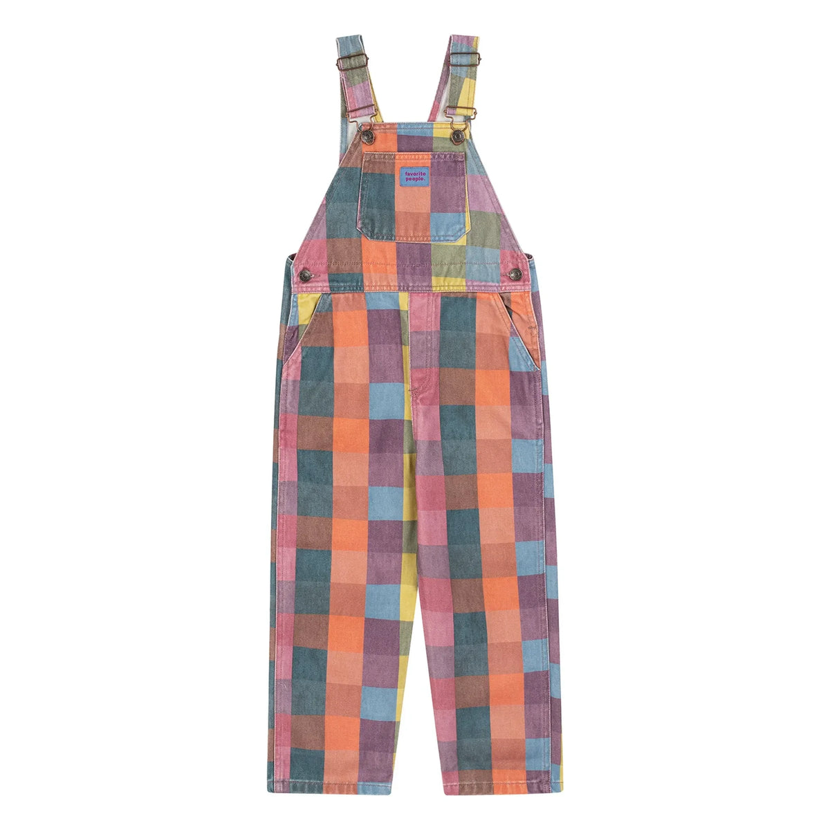 Favorite People - Bookstore Carreaux Overalls | Orange