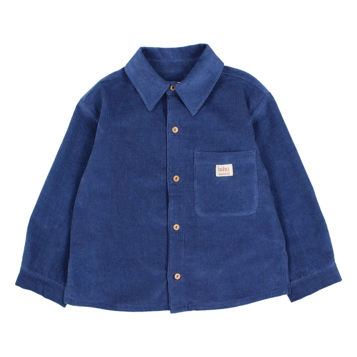 Búho - Soft Velvet Organic Cotton Shirt | Navy
