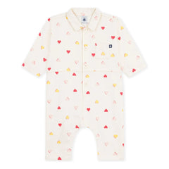 Petit Bateau - Combination Hearts | Ecru