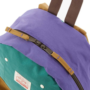 Ocean&Ground - Multi-Colored Block Backpack | Emerald Green
