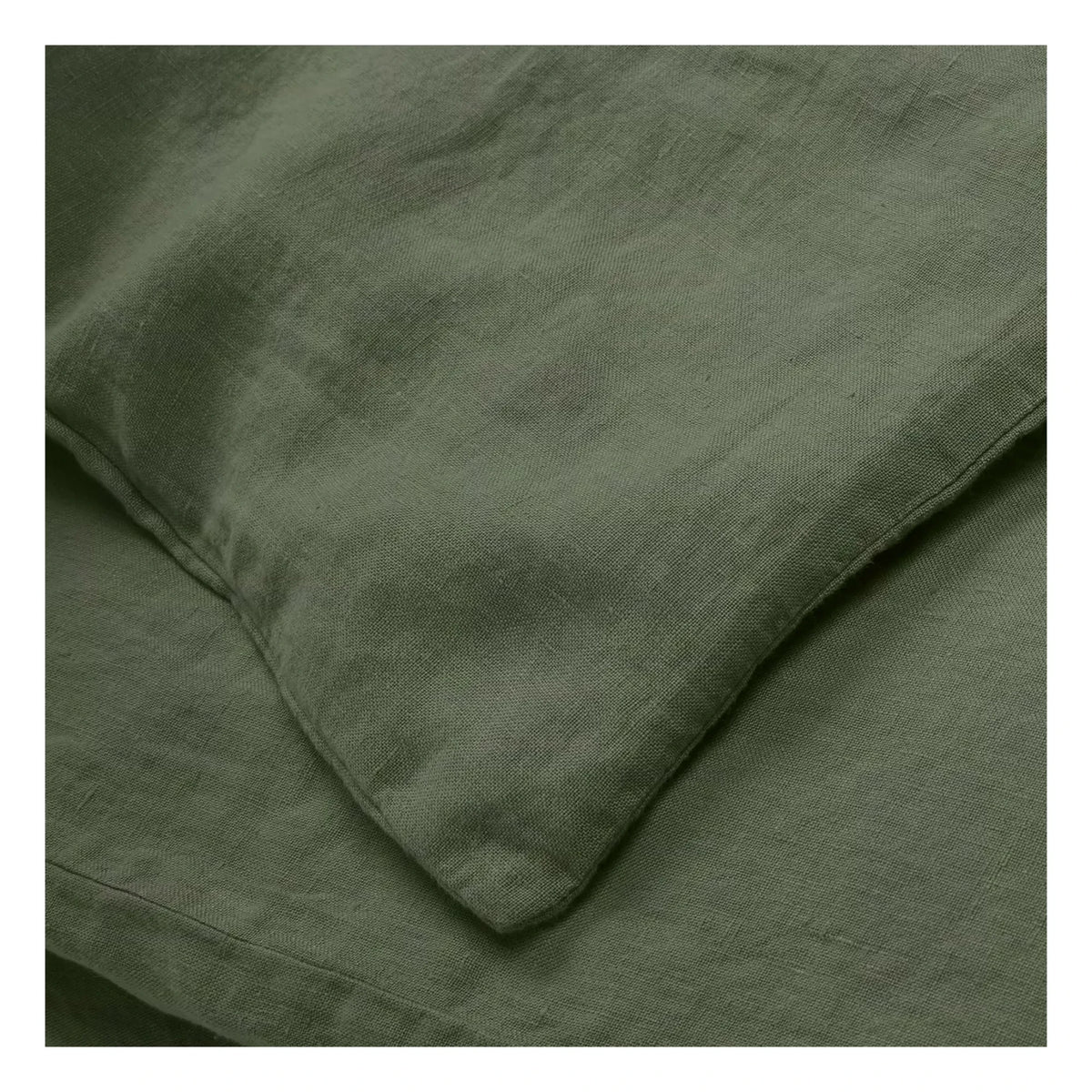 Communauté de biens - Washed Linen Duvet Cover | Khaki