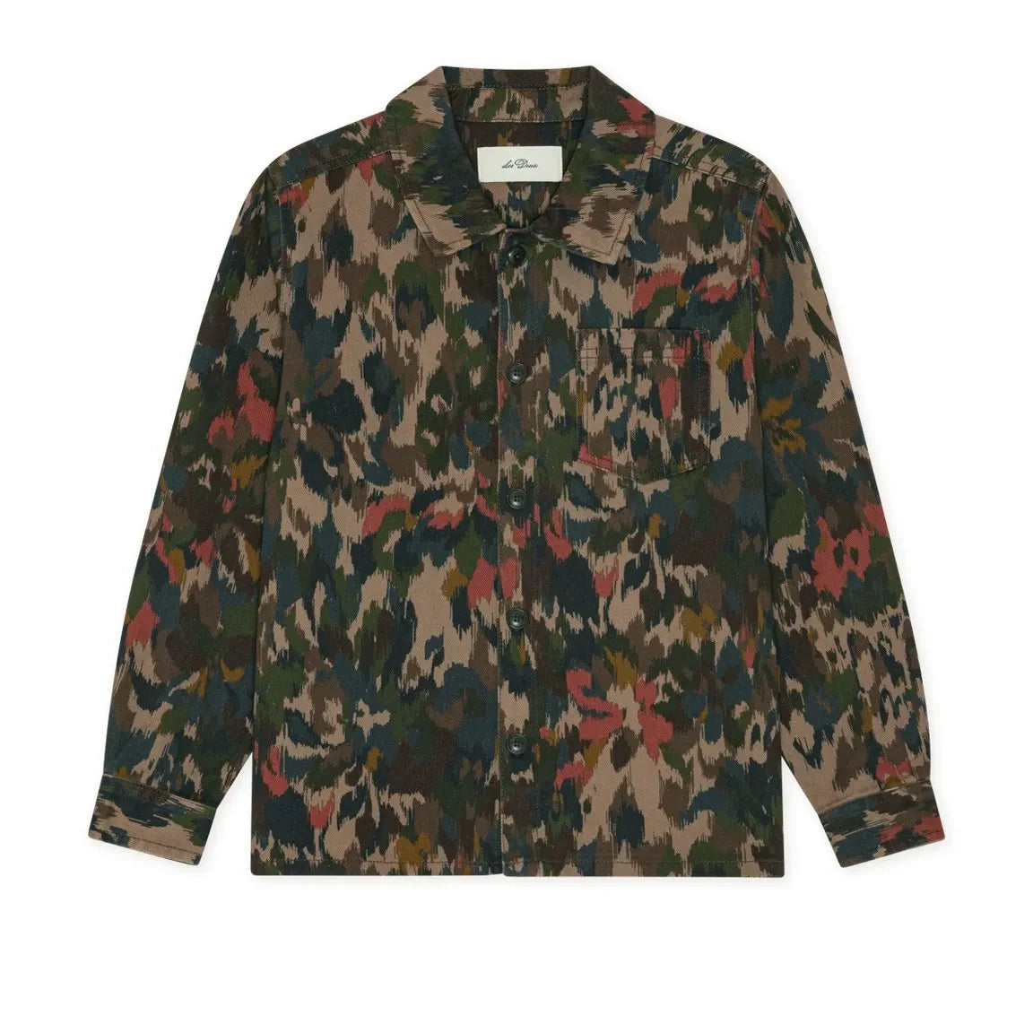 Les Deux - Organic Cotton Military Overshirt | Green