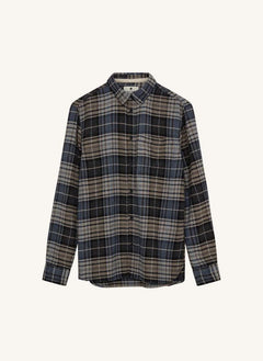 Anerkjendt - Shirt Akkonrad Check Recycled Fibers | Indigo