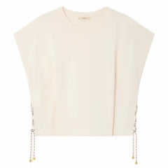 Sessùn - Ernisto organic cotton T-shirt | Ecru