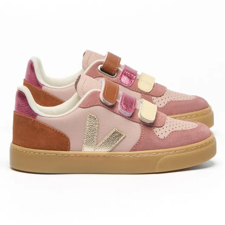 Veja - Scratch Sneakers Small V-10 Leather | Powder Pink