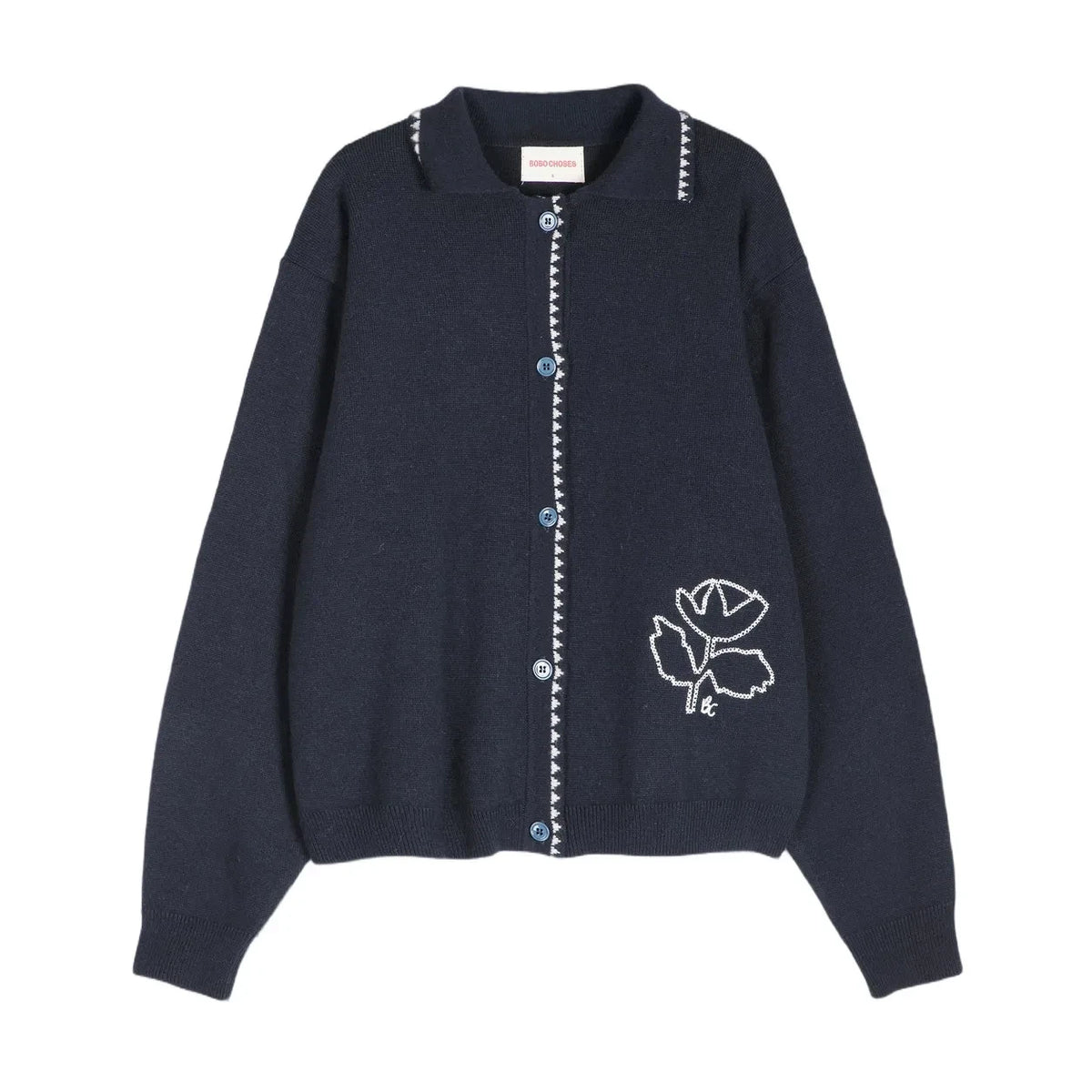 Bobo Choses - Live Flower Cardigan | Navy