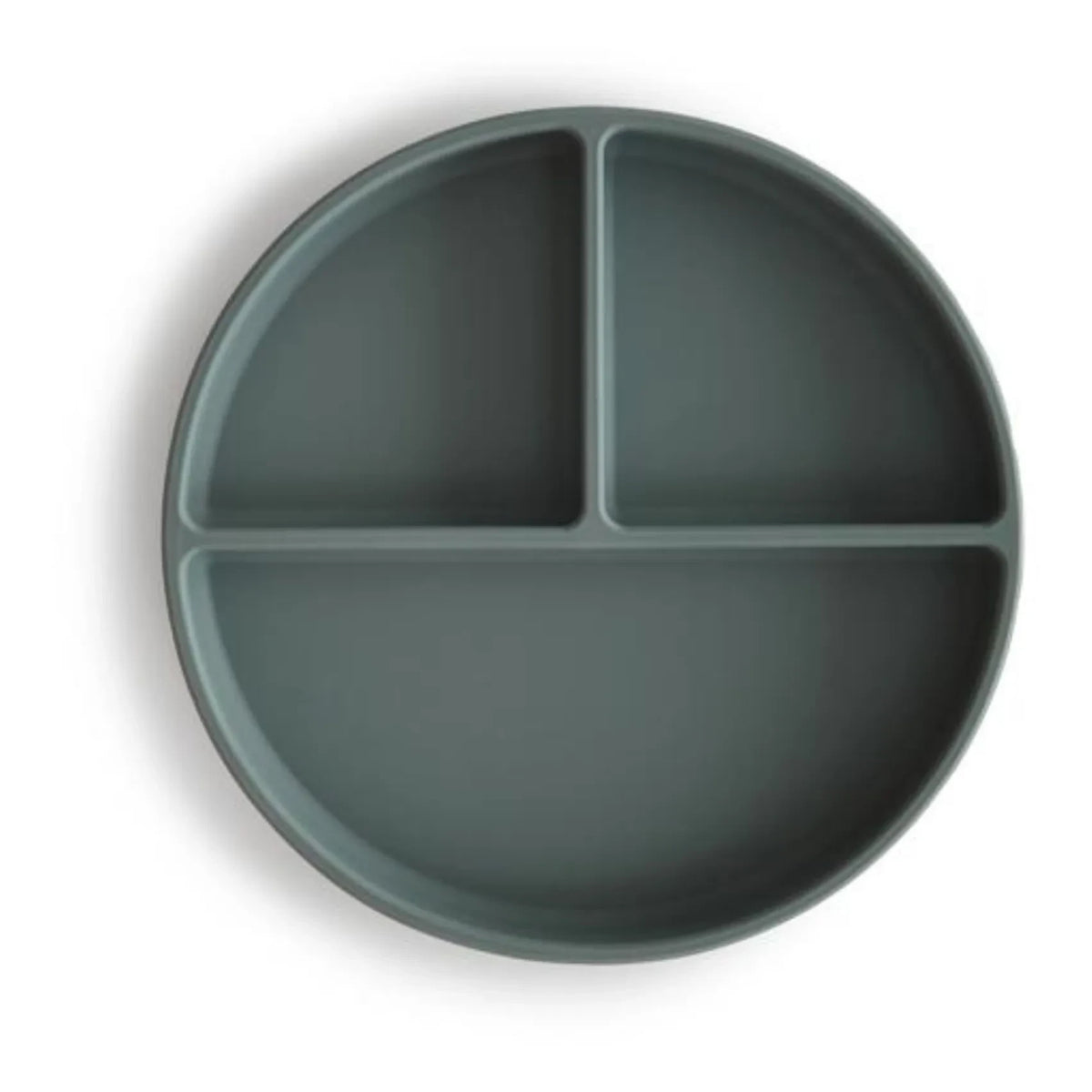 Mushie - Silicone Plate | Chrome Green