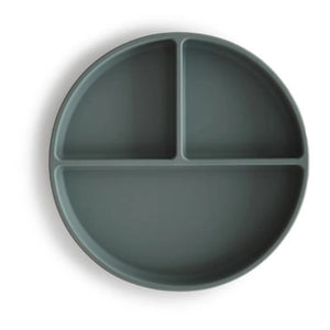 Mushie - Silicone Plate | Chrome Green