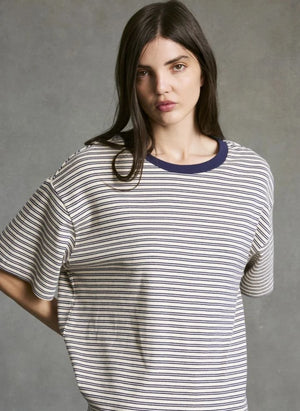 Hod - Alabama Striped T-Shirt | Cream