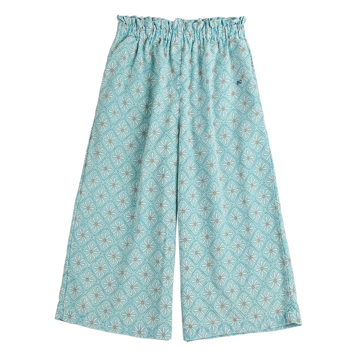 Bobo Choses - Organic Cotton Daisy Skirt Shorts | Light Blue