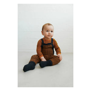 FUB - Merino Wool Herringbone Romper | Navy
