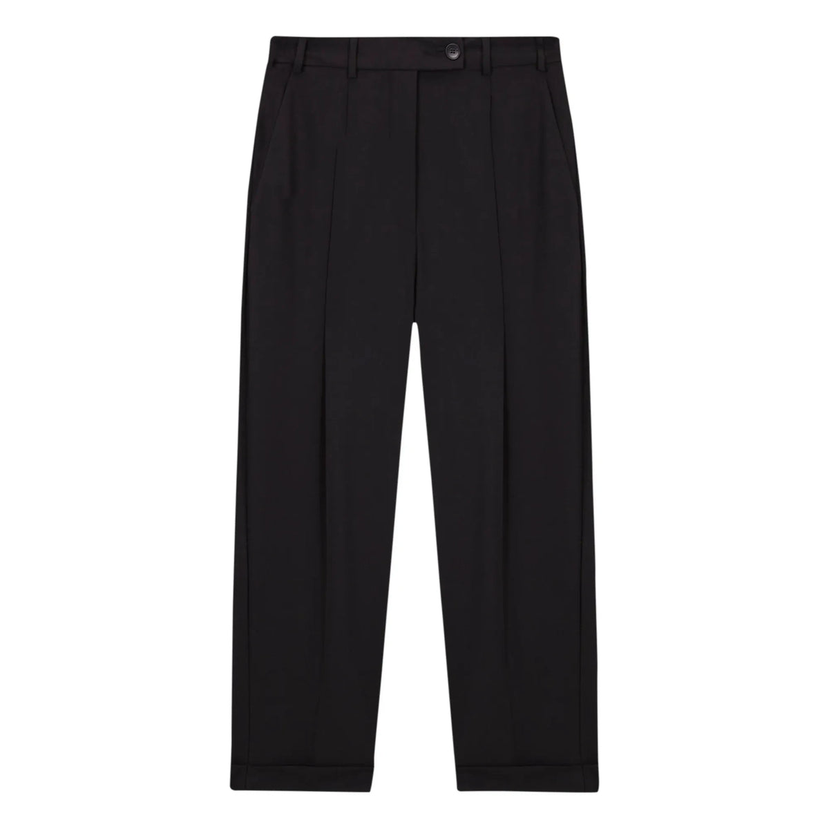 Cordera - Wool Men's Tailored Stitch Pants | Black