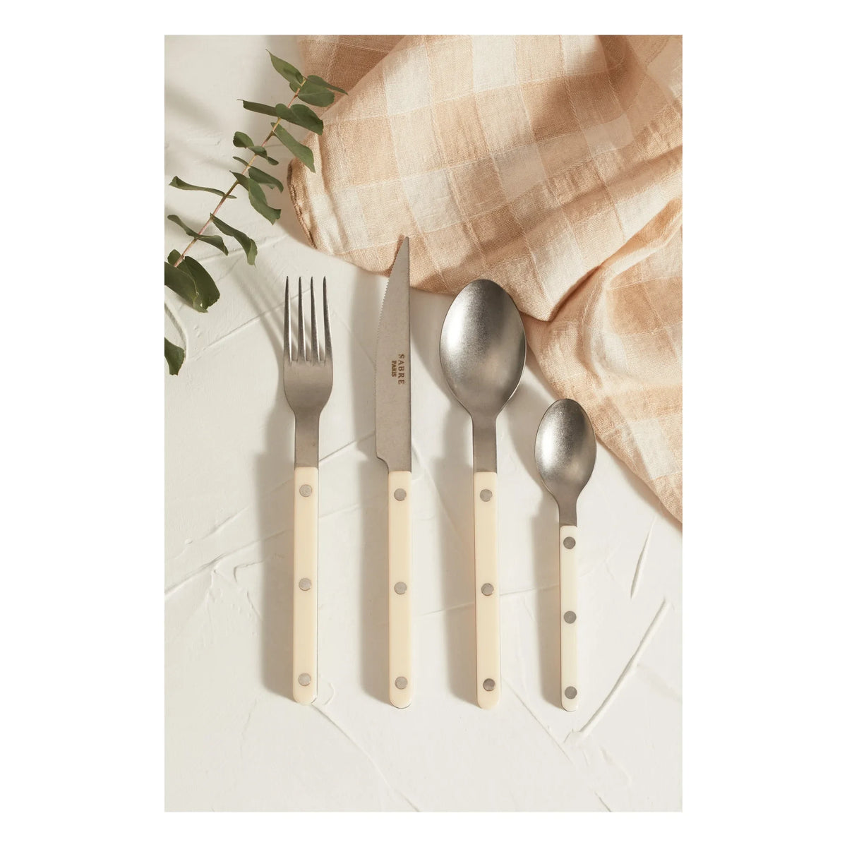 Sabre - Bistrot Tea Spoon | Ivory