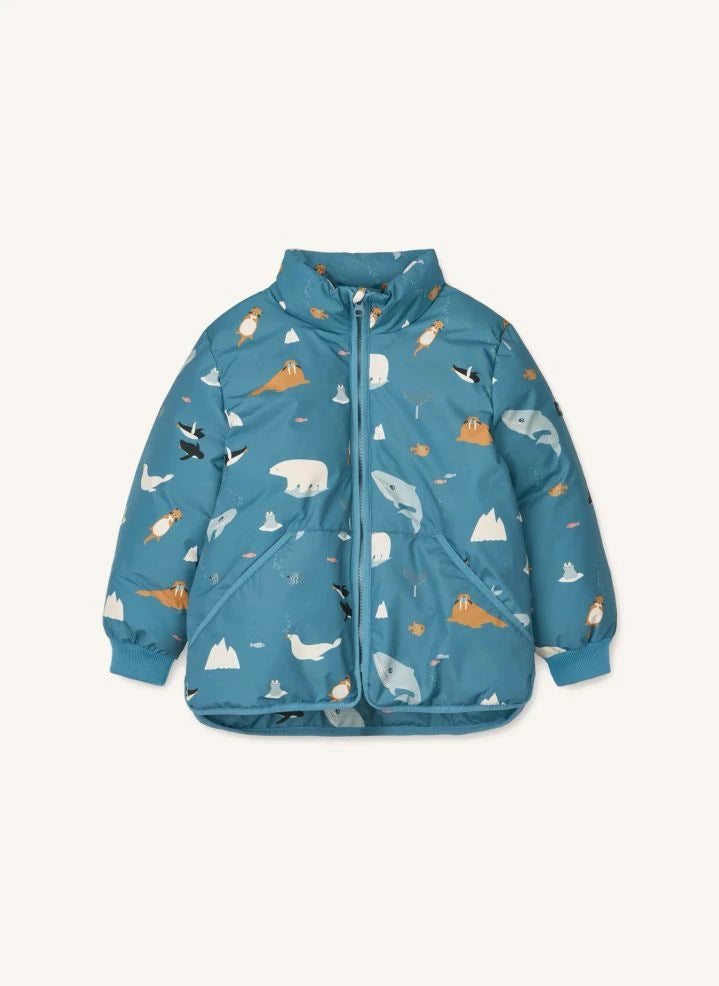 Liewood - Brantley Recycled Fiber Padded Jacket | Azure Blue