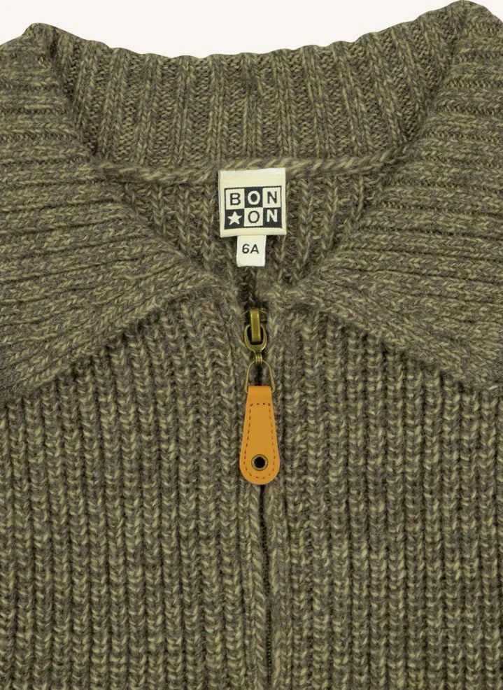 Bonton - Pompon Vest | Khaki