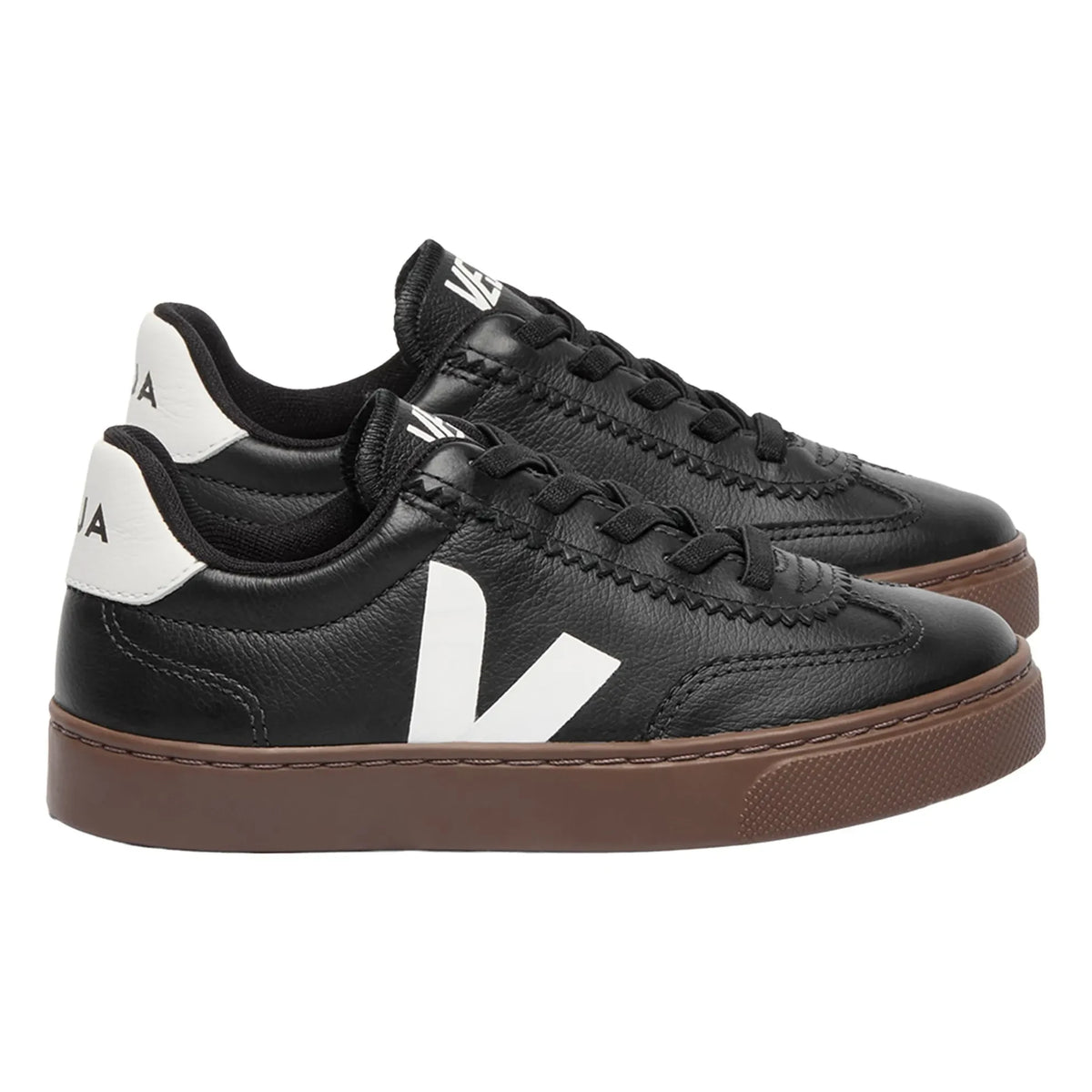 Veja - O.T. Leather Volleyball Lace-Up Sneakers | Black