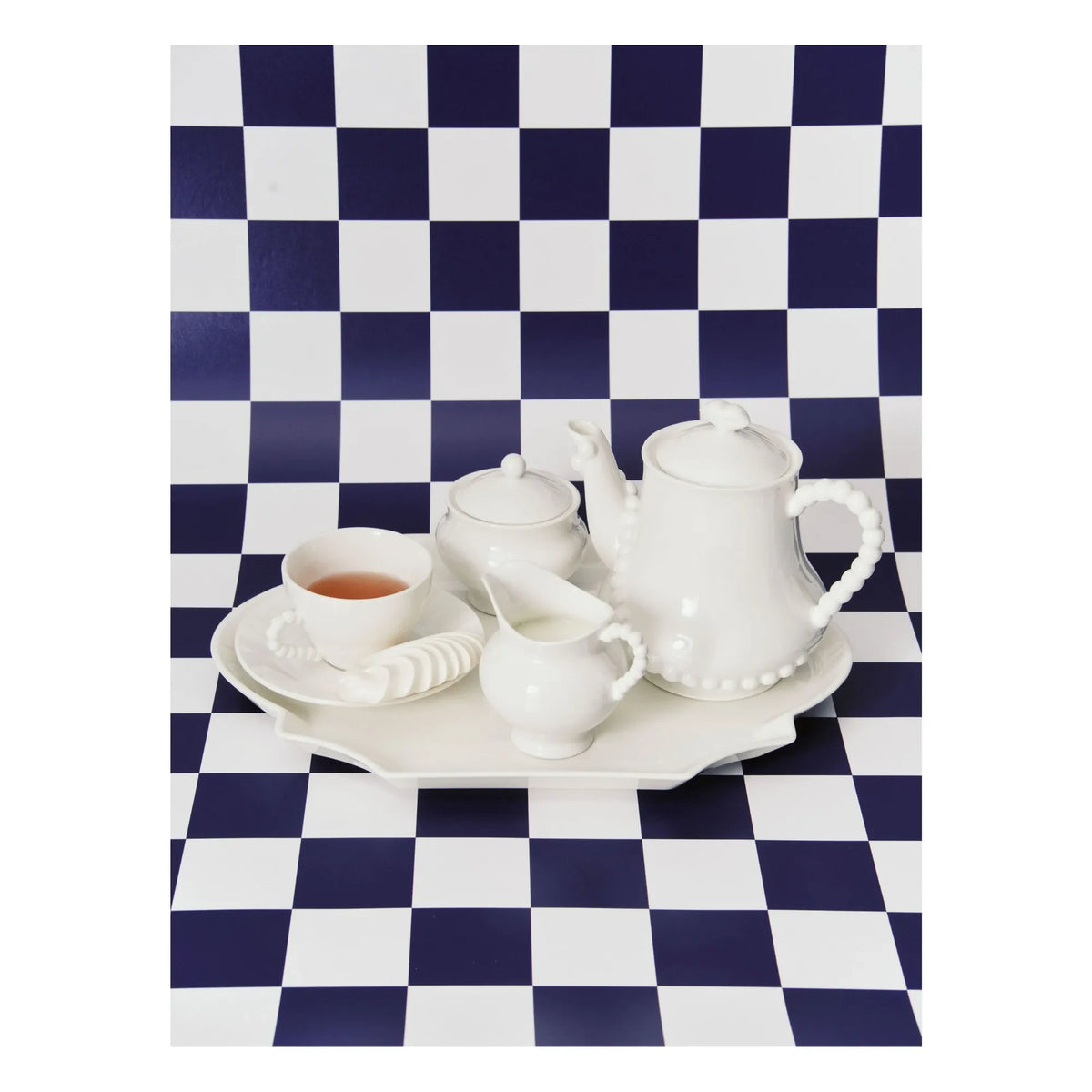 Serax - Perle Fine Serving Tray, Wouters & Hendrix | White