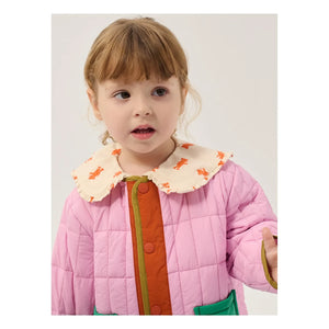 Bobo Choses - Recycled Fiber Quilted Baby Jacket | Pink