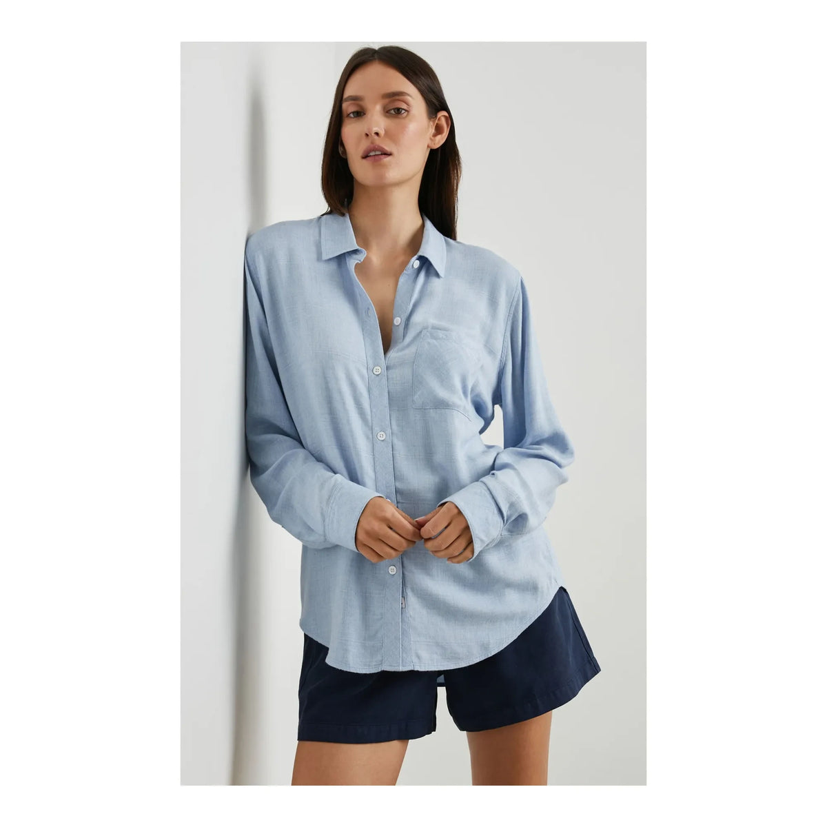 Rails - Light Blue Hunter Shirt