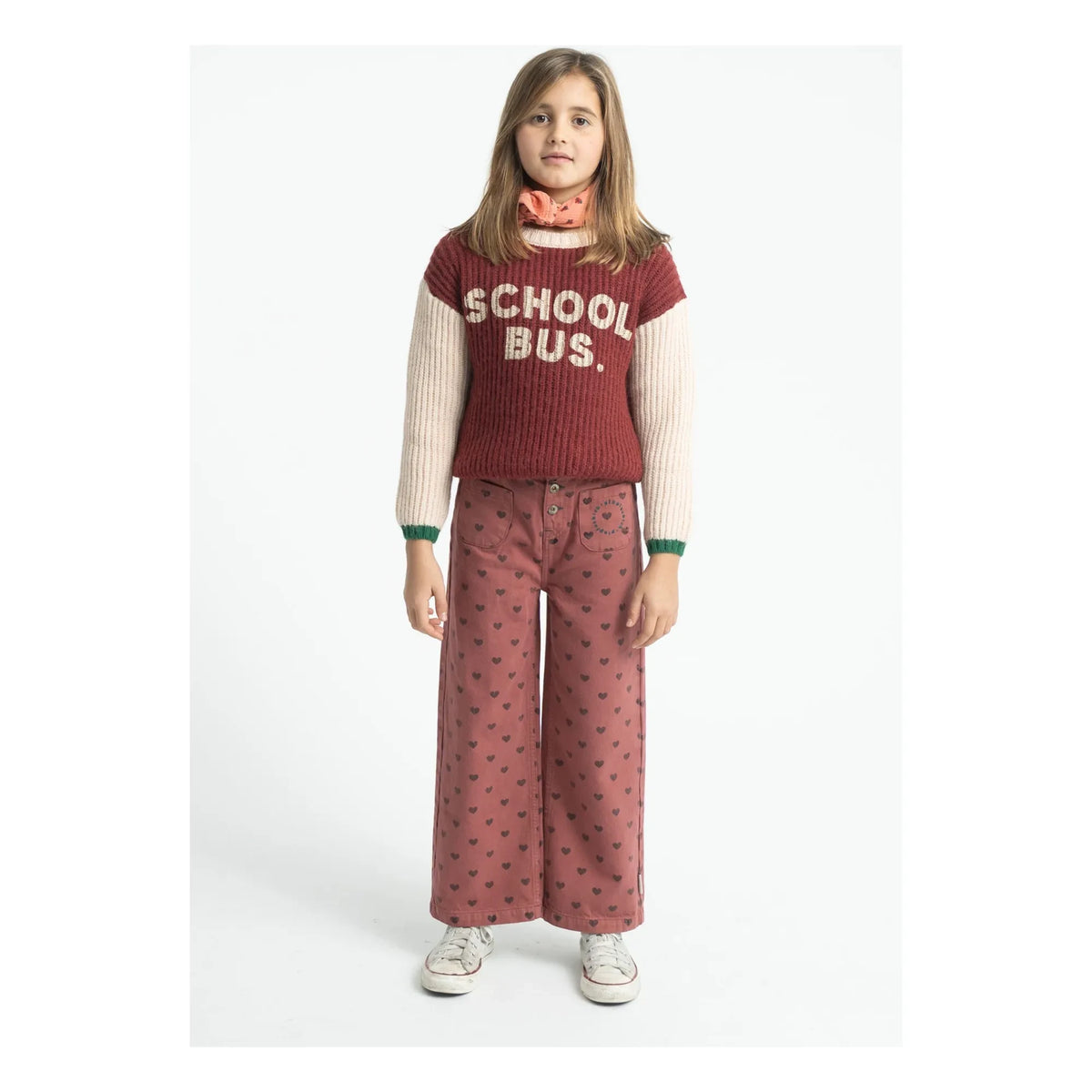 Piupiuchick - Sweater School Bag | Burgundy