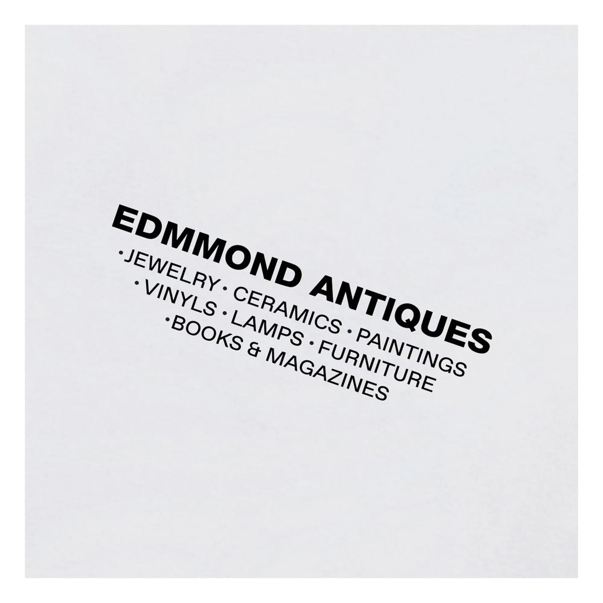 Edmmond Studios - Antique Cotton T-Shirt | White