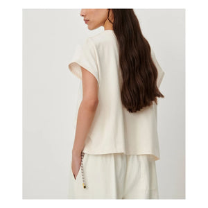 Sessùn - Ernisto organic cotton T-shirt | Ecru