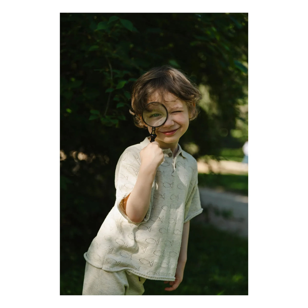Bayiri - Underwater Organic Cotton Polo T-Shirt | Gray