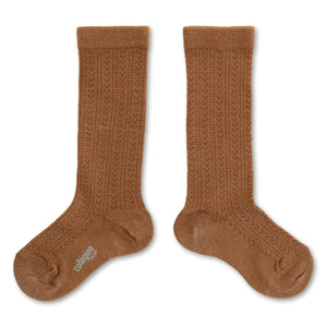 Collégien - Adele Merino Wool Socks | Brown