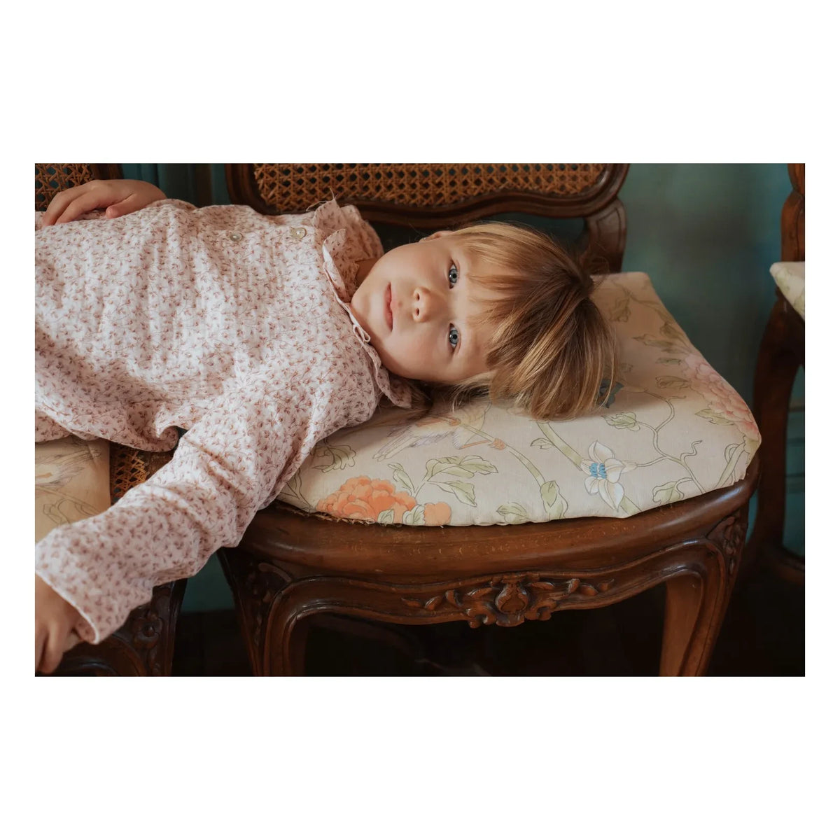 Risu Risu - Naviga Organic Cotton Muslin Floral Pajamas | Pink