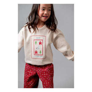 birinit - Magic Day organic cotton sweatshirt | Ivory