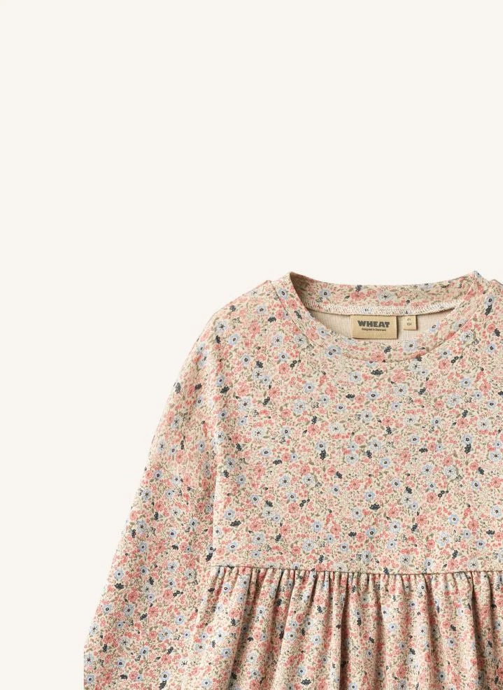 Wheat - Emmy Fleurie organic cotton dress | Powder pink