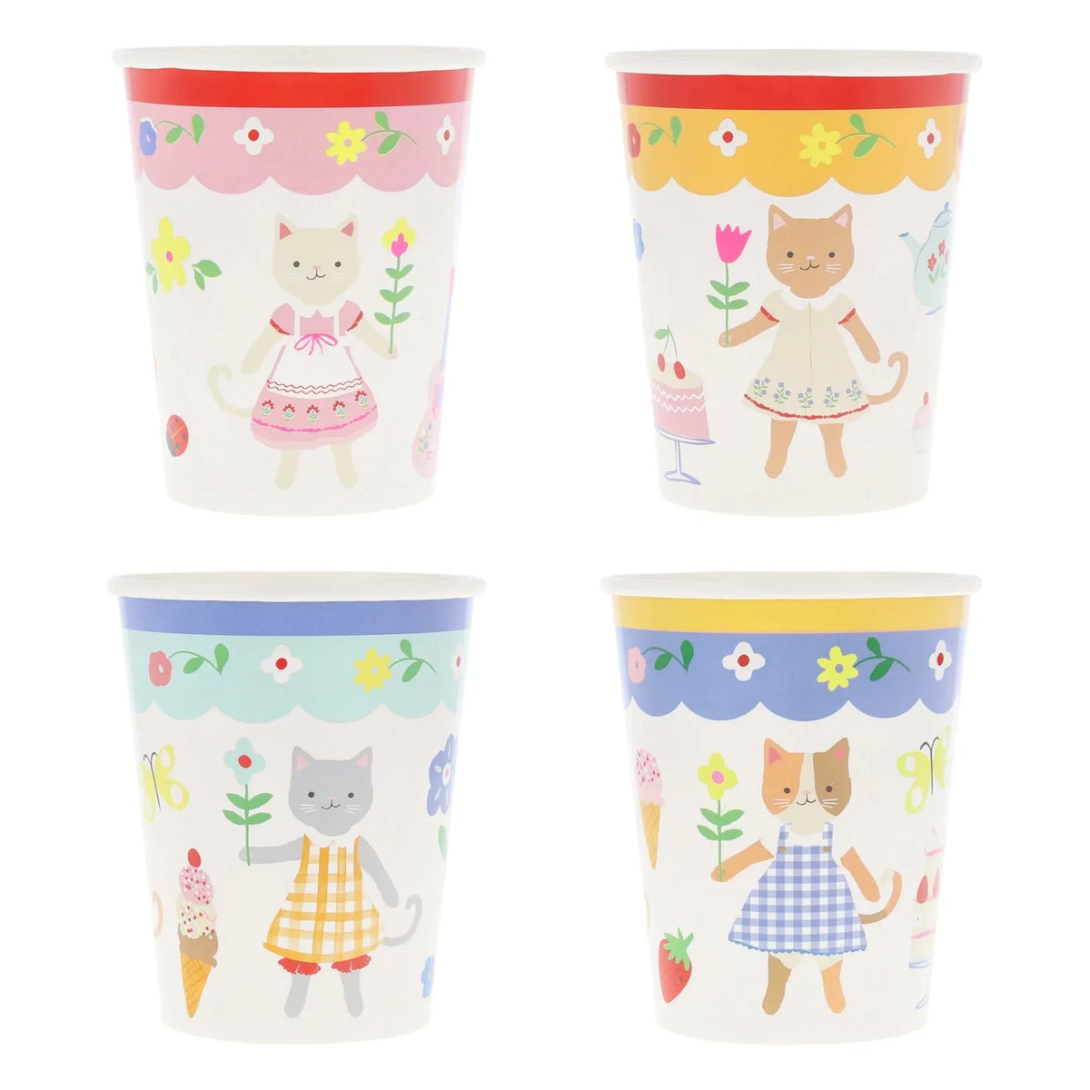 Meri Meri - Kitten Club Cups - 8-Pack
